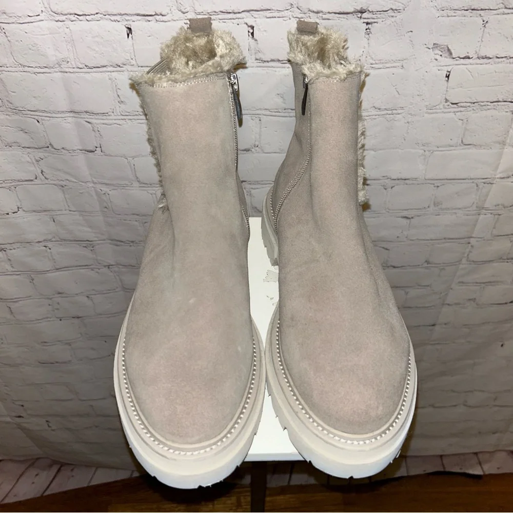 Steven by Steve Madden Avana water resistant suede boots size‎ 9